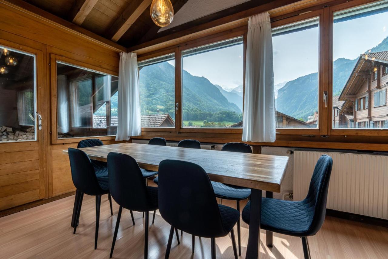 Jungfrau-View Apartment, Terrace & Free Parking Wilderswil Extérieur photo