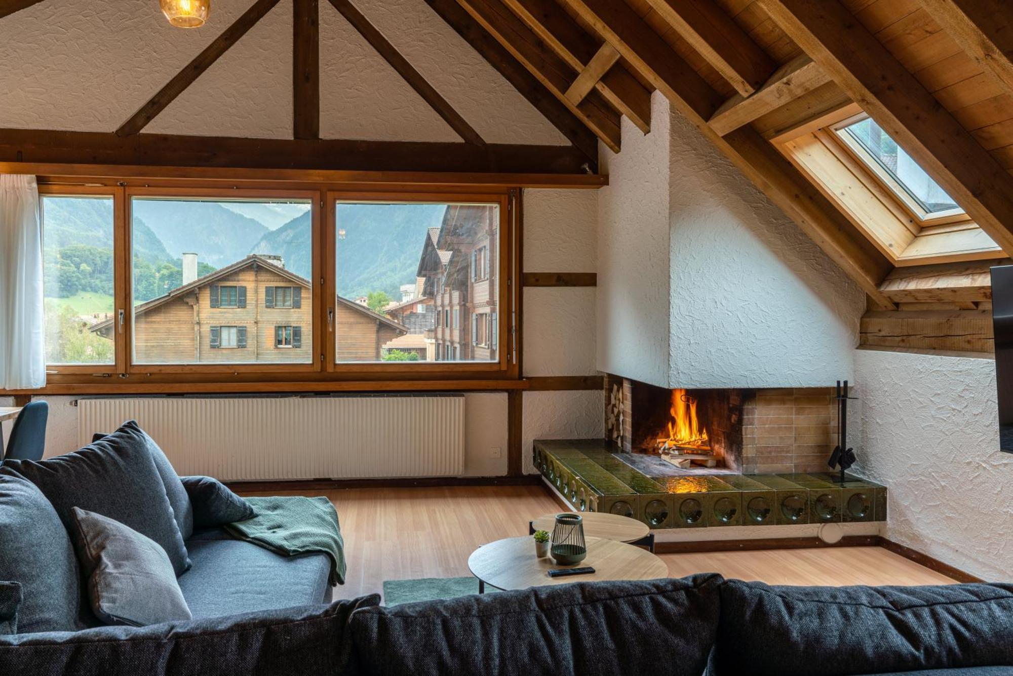 Jungfrau-View Apartment, Terrace & Free Parking Wilderswil Extérieur photo